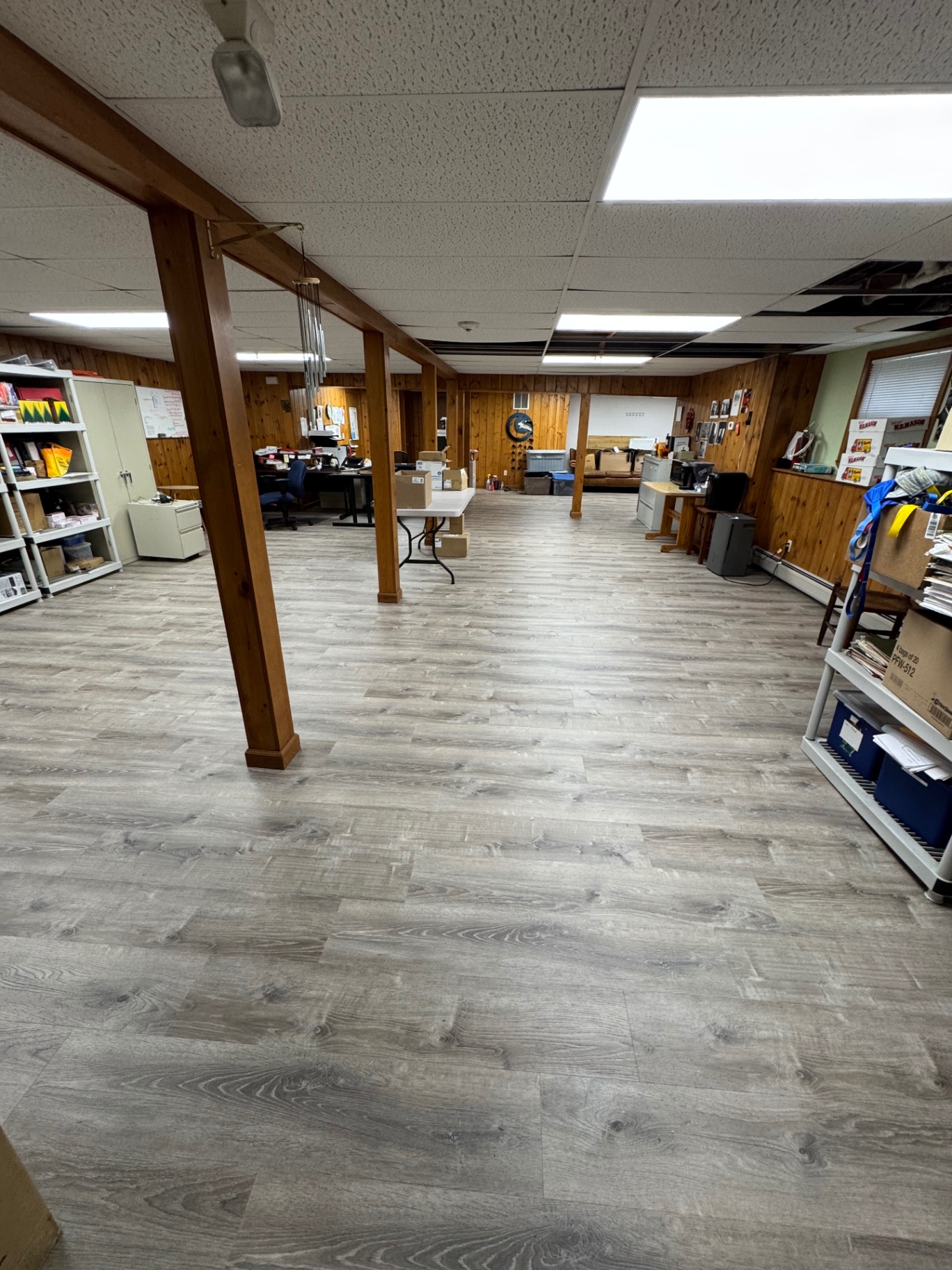 Basement Renovation & Flooring — after