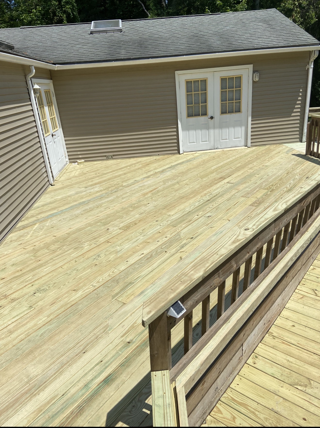 Large Pressure-Treated Deck